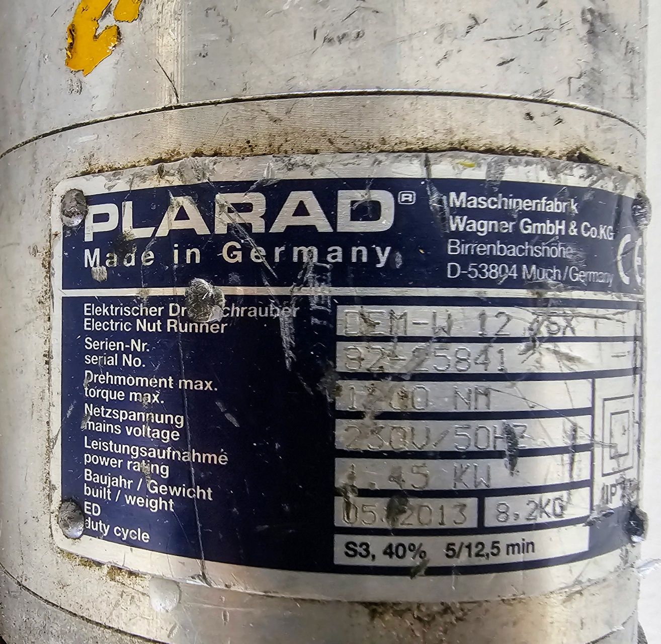 PLARAD - DEM-W 12 TSX -klucz udarowy dynamometryczna planetarny