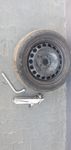 Kolo dojazdowe zapasowe zapas Seat Exeo klucz lewarek stalowe a4 b7