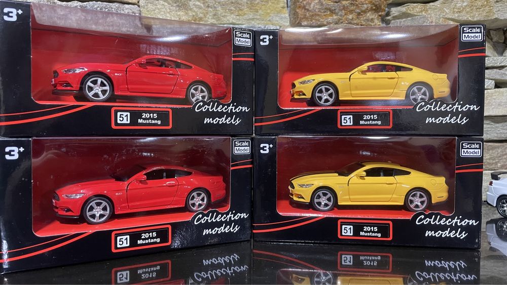 Металева машинка Ford Mustang іграшка колекційна модель 1:43 1:36