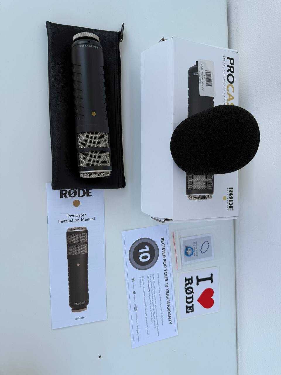 Мікрофон Rode ProCaster + Пантограф