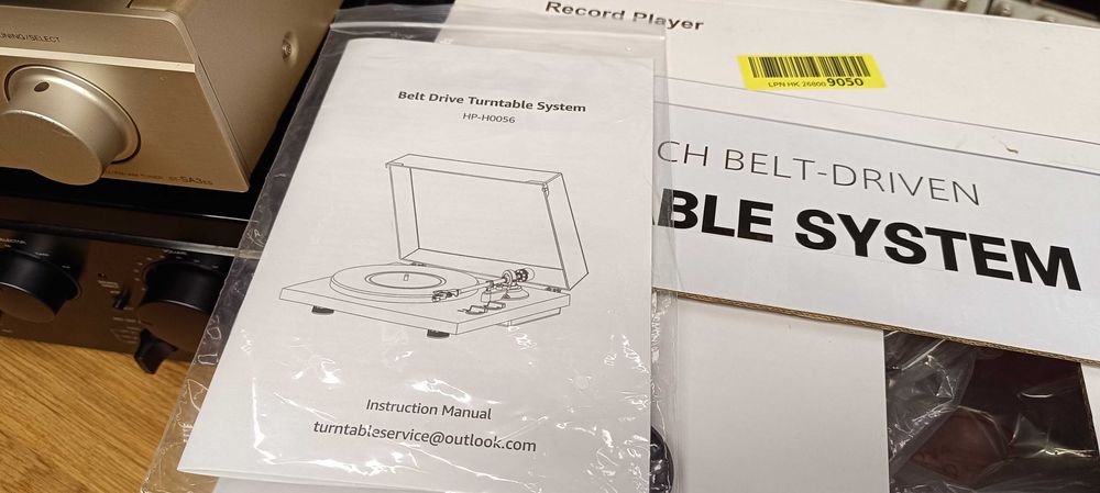 Вініловий програвач turntable system hp h0056 (новий !! )