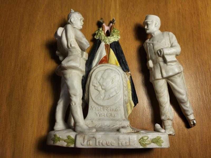 Porcelanowa niemiecko-austriacka patriotyczna figurka z lat 1914 -1916