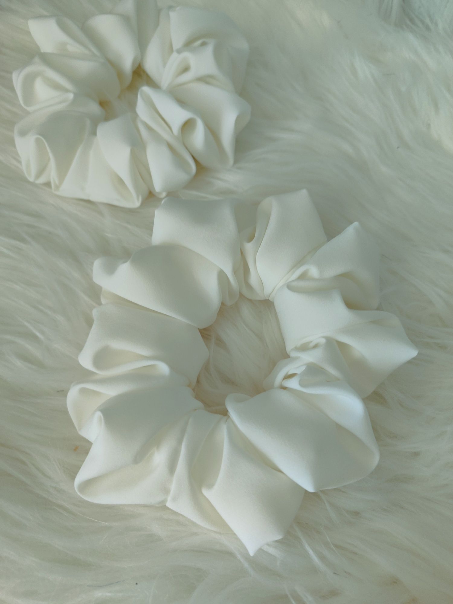 Scrunchie do włosów Satyna Żorżeta L