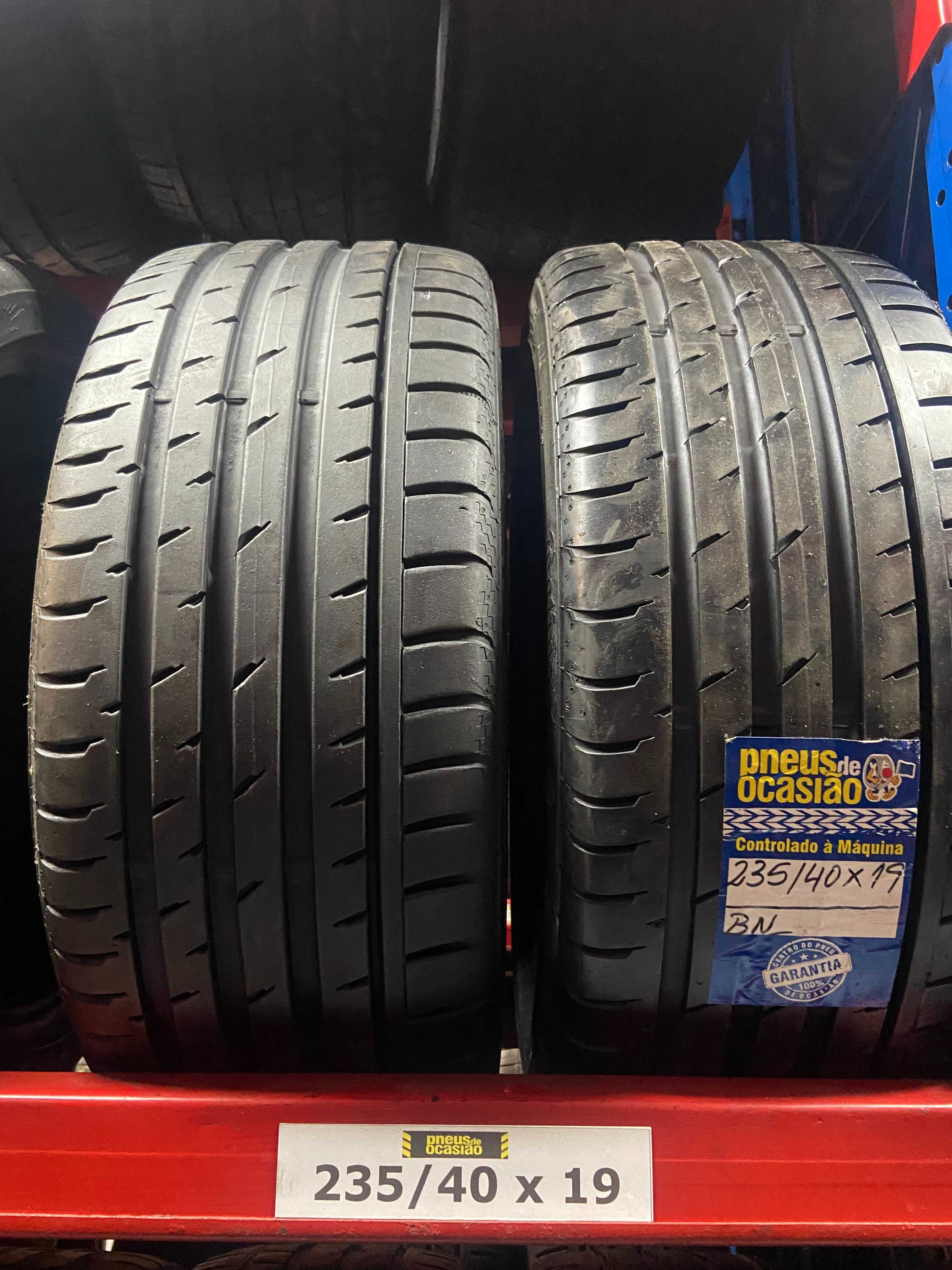 Pneus Semi-Novos 235/40 R19