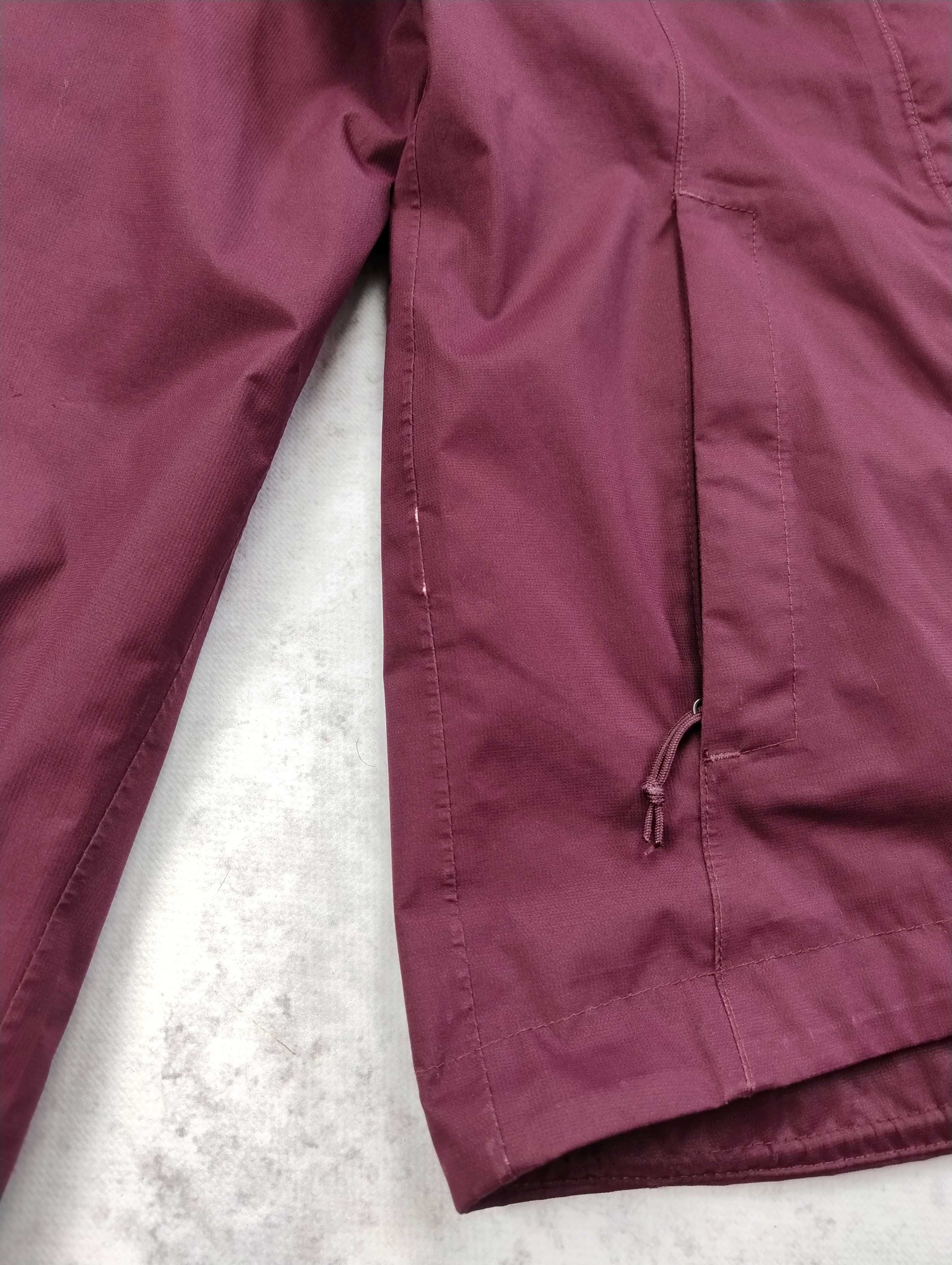 The North Face bordowa kurtka DryVent XS damska przeciwdeszczowa