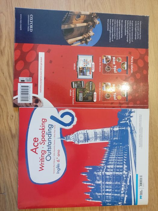 Caderno fichas/ apoio/ atividades Inglês 5° ano - NOVO - €5,00