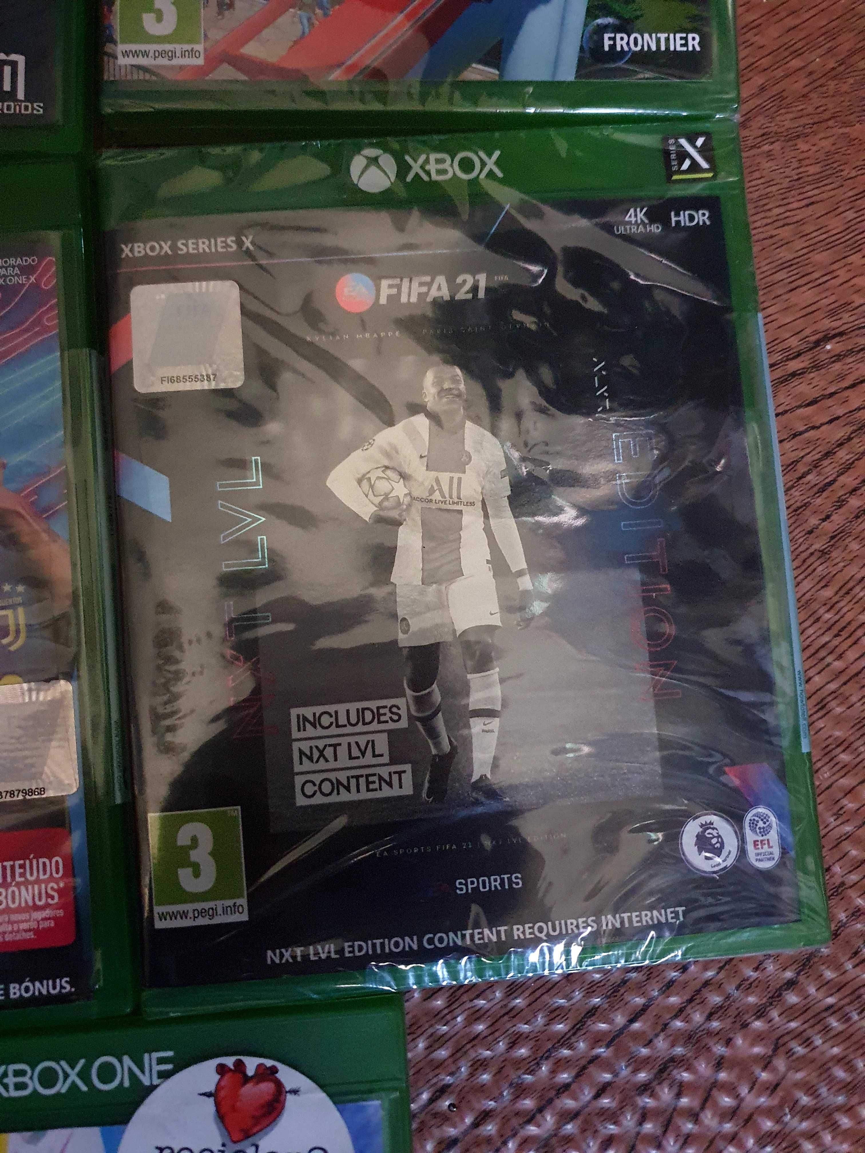 Jogos xbox jovos e selados  valor para a totalidade