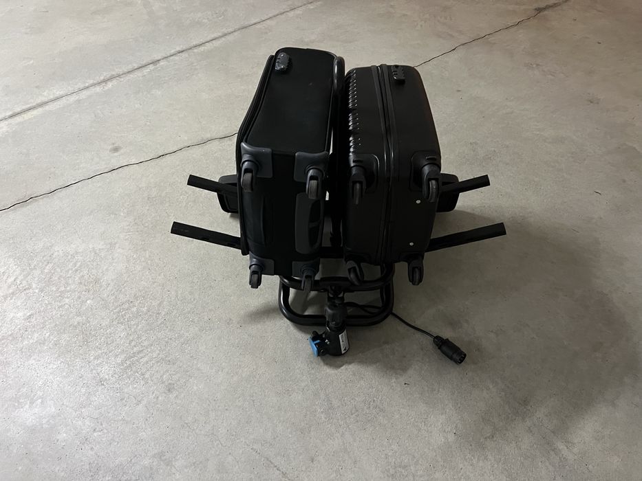 Porta malas bola de engate com chave de seguranca