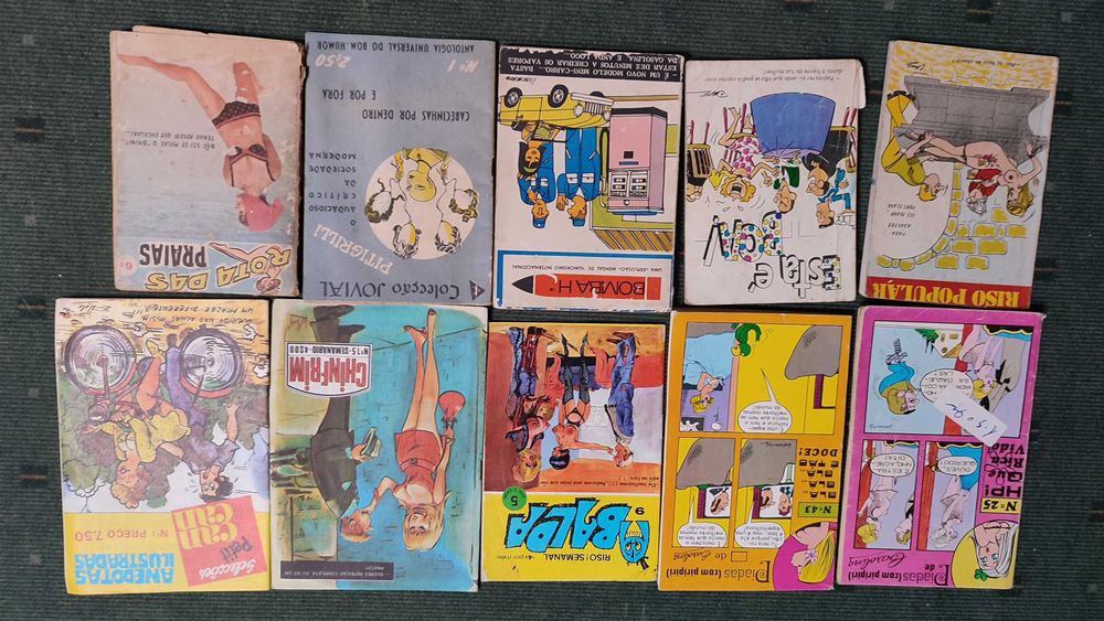 Lote 29 Livros de Humor BD e Cartoons