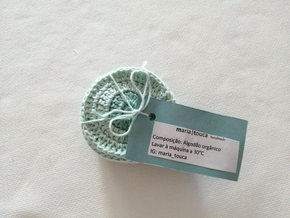 Ecopads, discos de limpeza do rosto e pescoço,  reutilizáveis, 6 unida