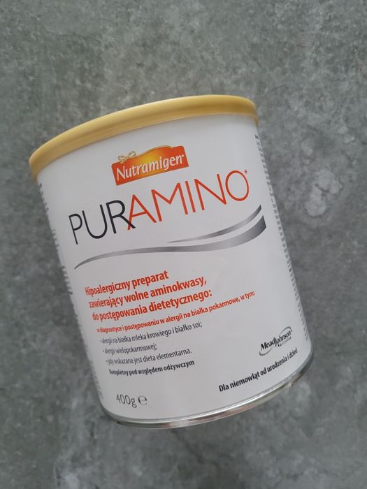 (6 szt) Mleko modyfikowane Nutramigen Puramino