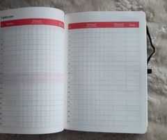 Kalendarz książkowy szkolne 2024 A5 Antra czerń