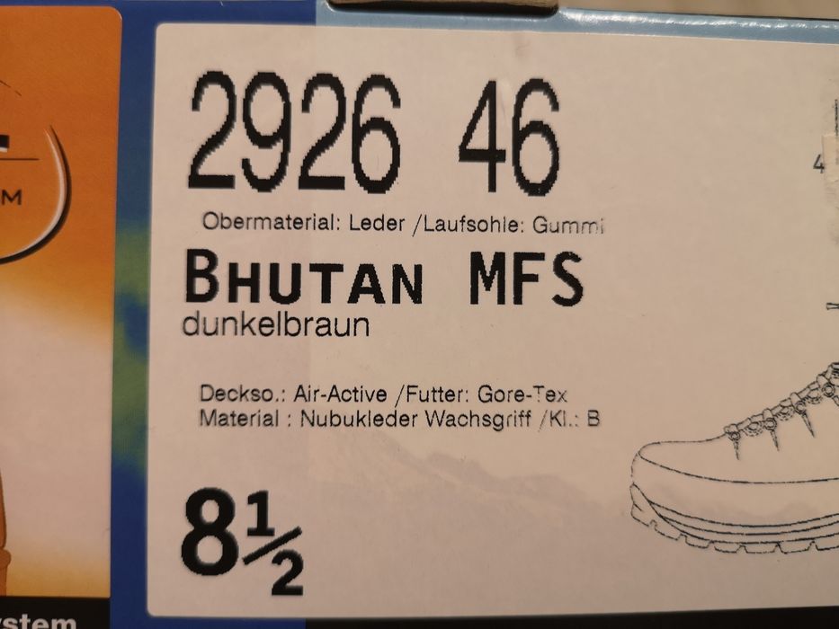 Buty Meindl Bhutan Mfs 2926 dunkelbraun. Cena sklepowa ok. 1 100 zł.
