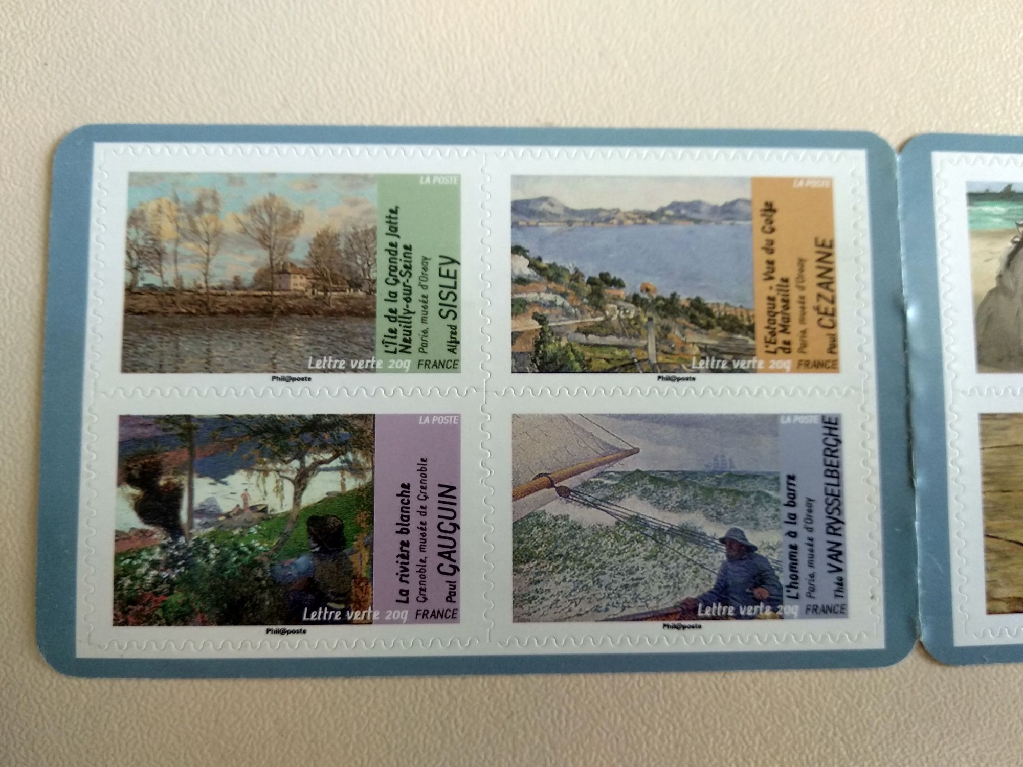 Jardins de France 2012, l'impressionisme le theme de l'Eau марки