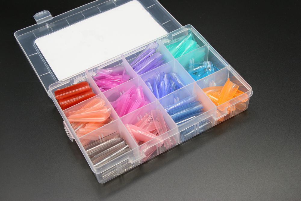 Верхні форми для нарощєння для френчу та кольорові