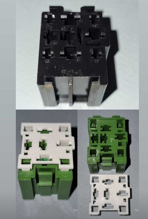 колодка для реле с контактами КЕТ Корея