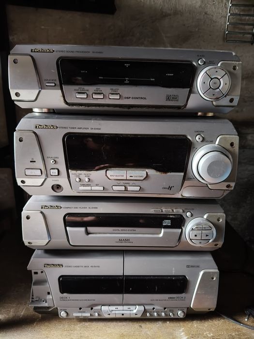 Wieża Technics Wzmacniacz radio kaseta amplituner