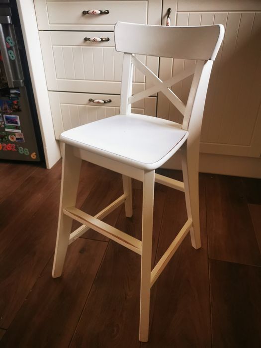 Krzesło drewniane dziecięce Ikea