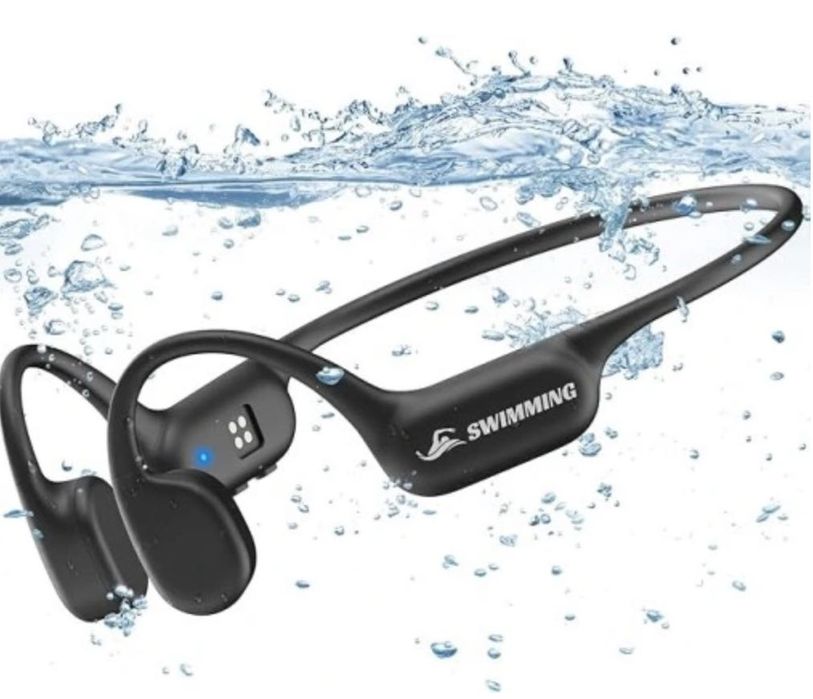 Słuchawki wodoszczelne z przewodnictwem kostnym IPX8 MP3 32Gb BT5.4