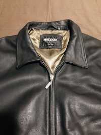 Стильная мужская куртка (кожа буйвола) 64 размер, батал.