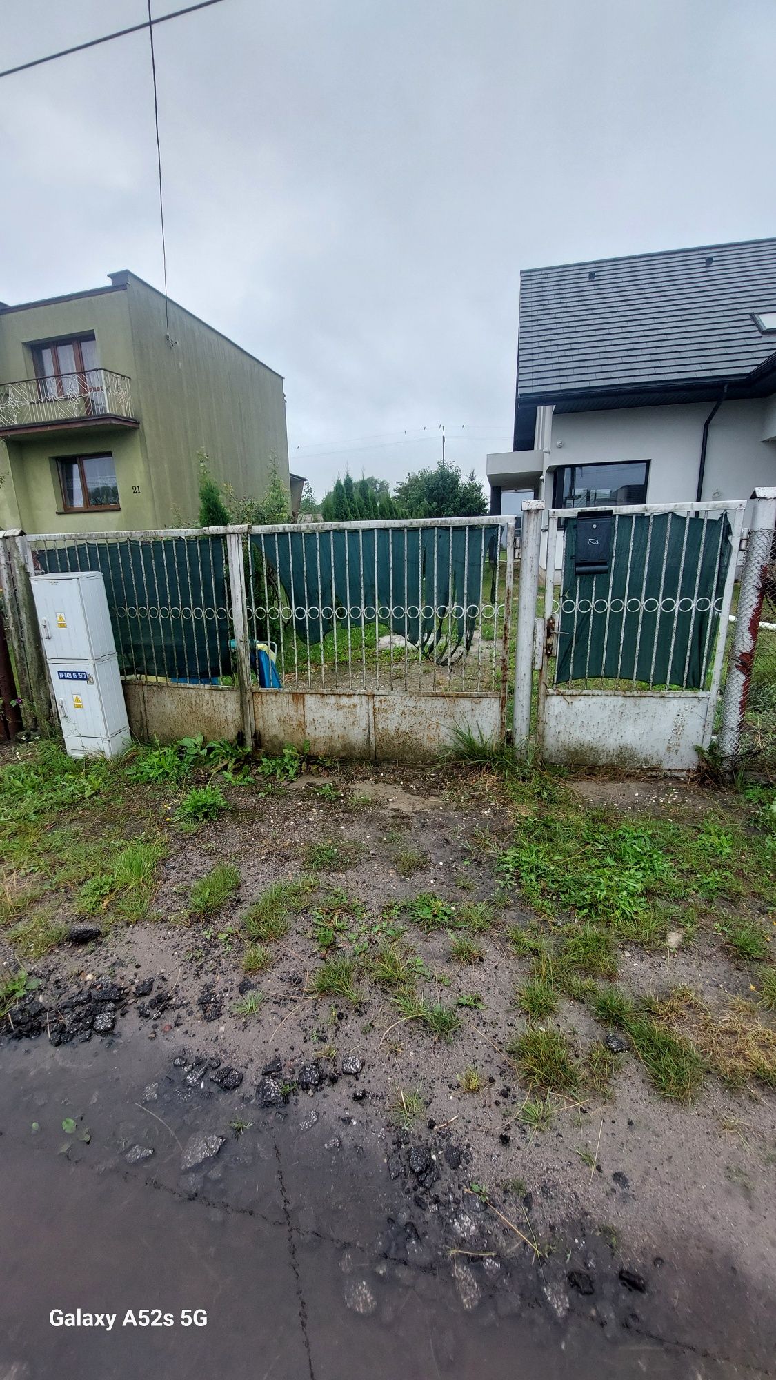 Brama wjazdowa z furtką