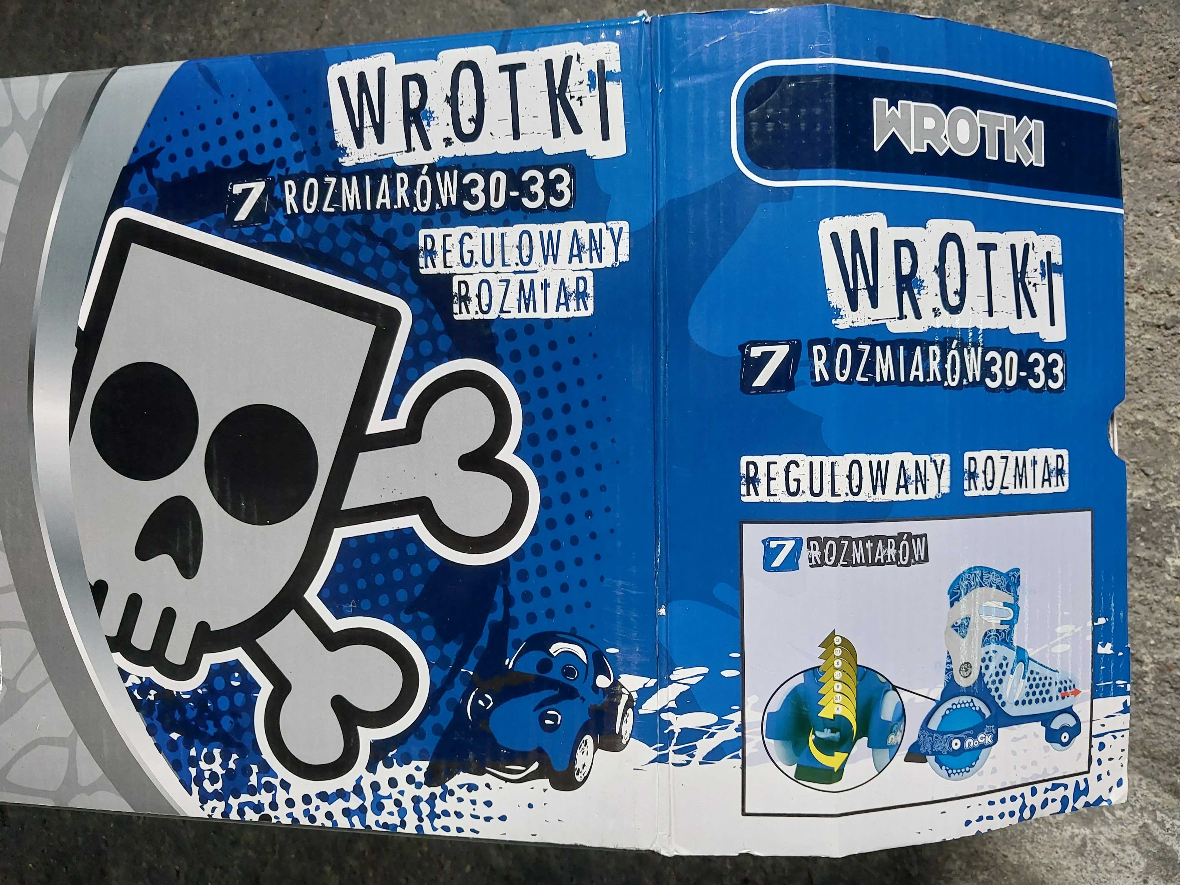 Wrotki  +  kask.