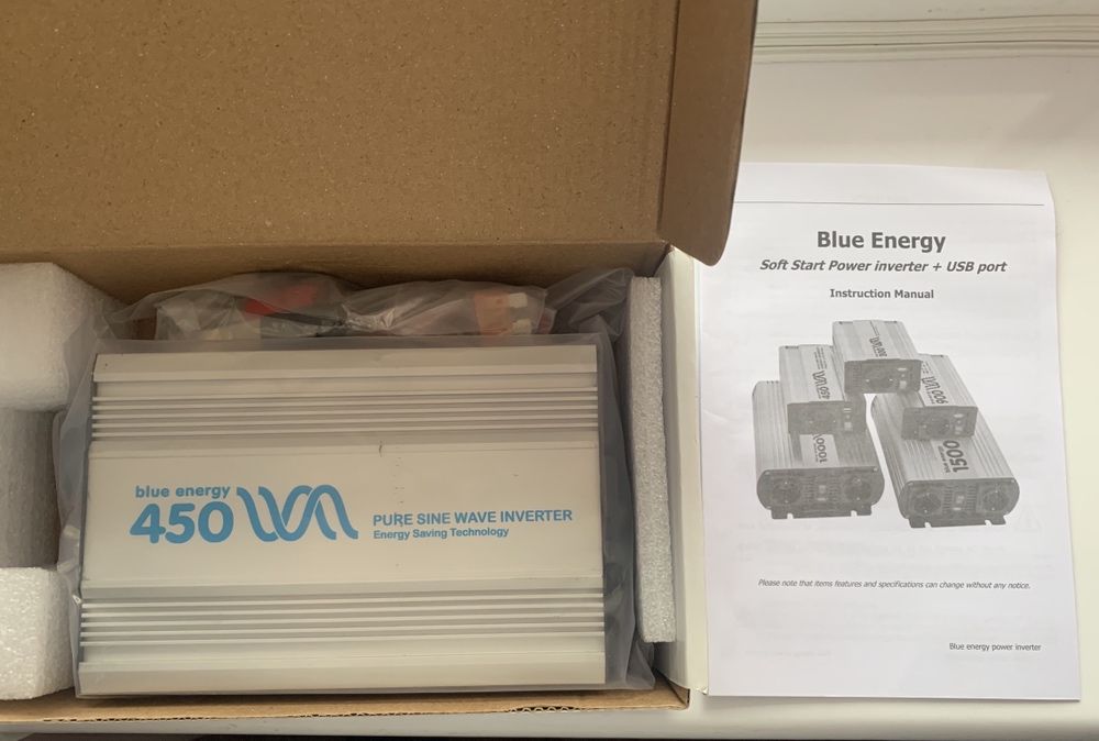 Інвертор перетворювач напруги чистий синус 450w, 900w