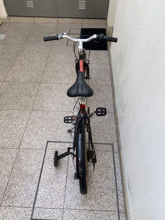 BICICLETA infantil menina 20" PRETO