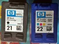 Tusze HP kartridże HP 21 HP 22 Zestaw Komplet Tusz Czarny Kolorowy