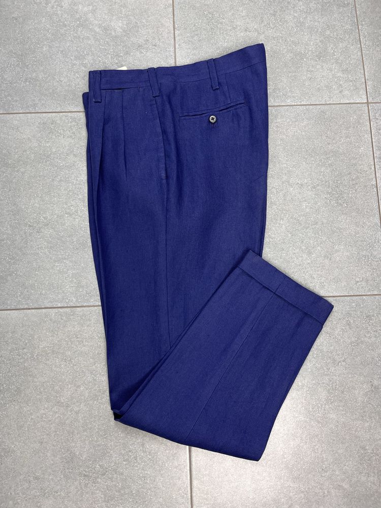 Чоловічі льняні брюки Kiton Attolini Brioni Isaia Suitsupply Zegna