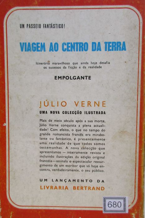 Júlio Verne - - - Viagem ao Centro da Terra - - - - - Livro