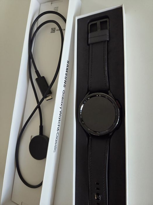 Samsung Galaxy Watch 6 Classic 47m Não Carregam- Com Caixa + Carregado