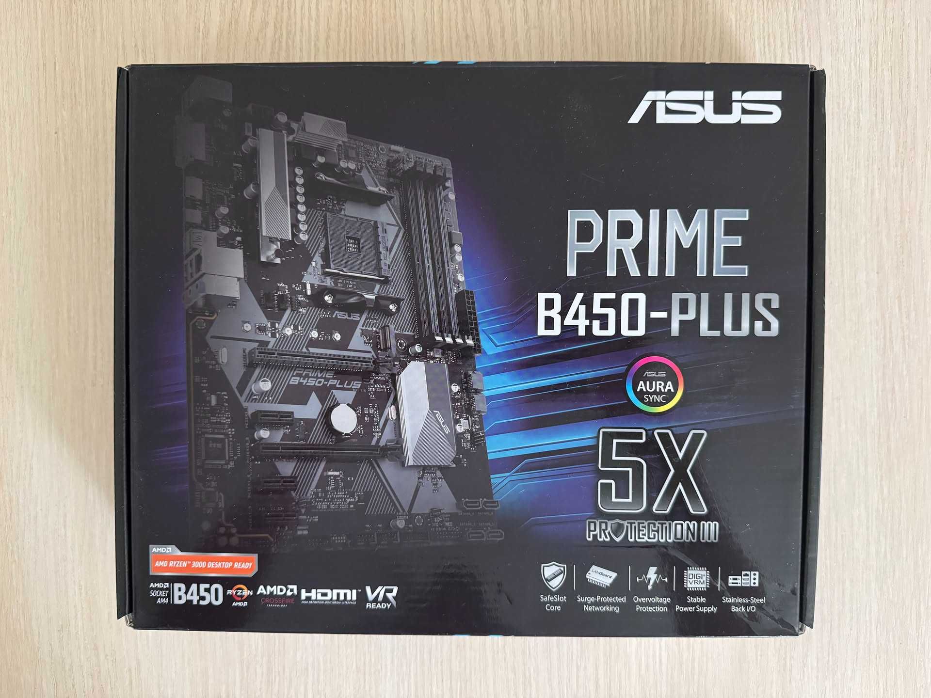Материнська плата Asus Prime B450-PLUS (sAM4, AMD B450, DDR4)