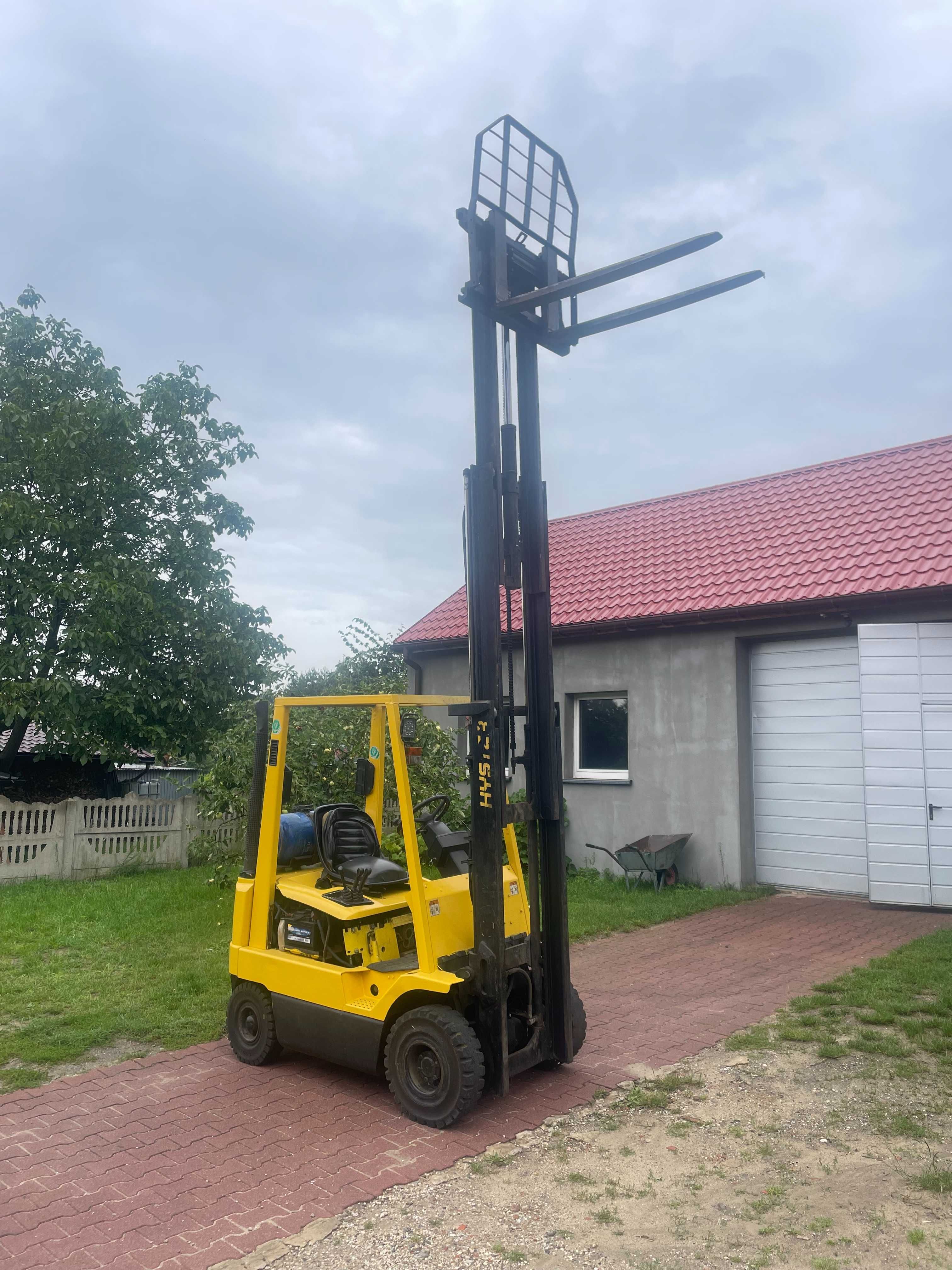 Wózek widłowy HYSTER H1.50 XM TRIPLEX LPG Przesuw boczny