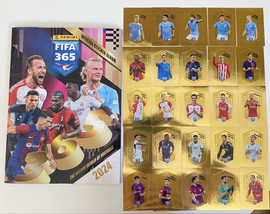 Coleção completa Fifa 365 de 2024 Panini / Caderneta mais cromos