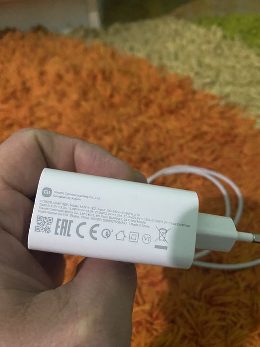 Зарядка зарядний зарядное зарядне Xiaomi Redmi Poco MDY 11 EZ 33.0W