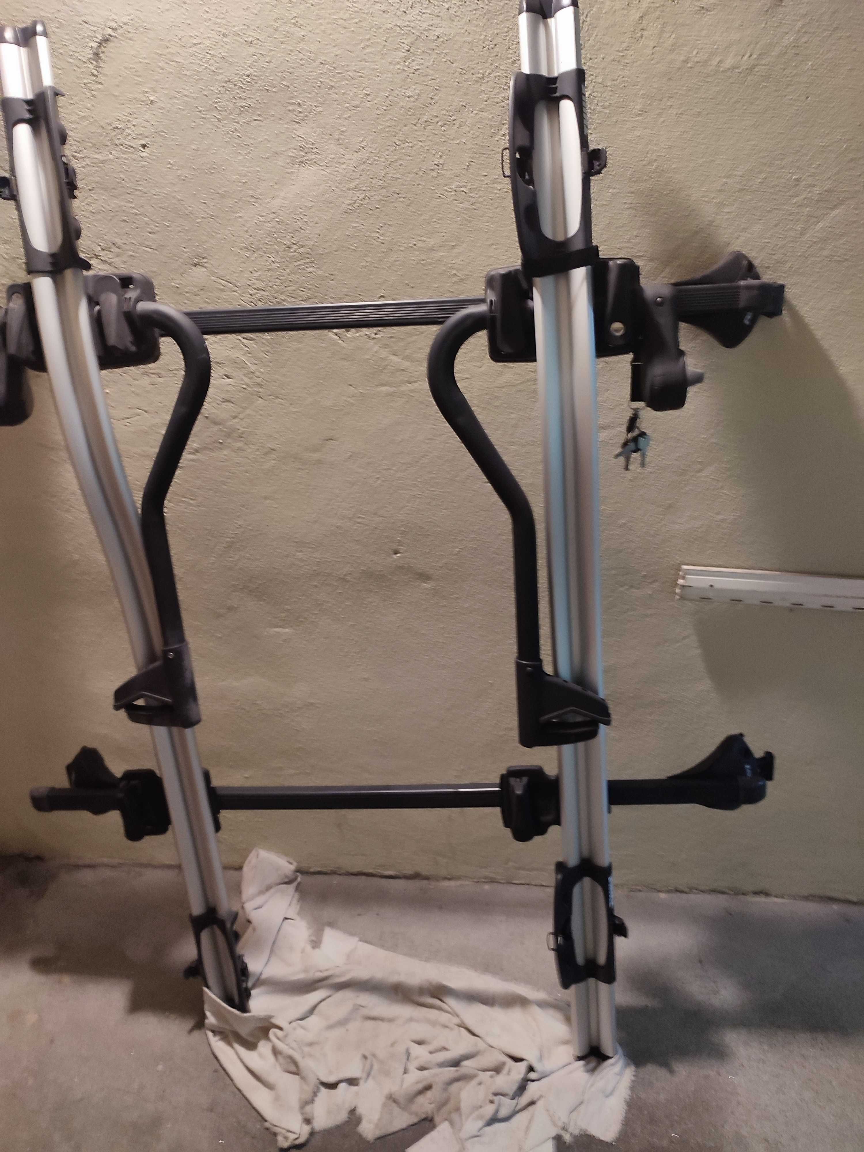 Suportes de bicicleta Thule 591 + barras universais feuvert
