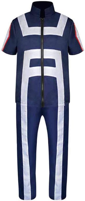 Kostium szkolny unisex do cosplayu z elast. pasem Rozmiar L