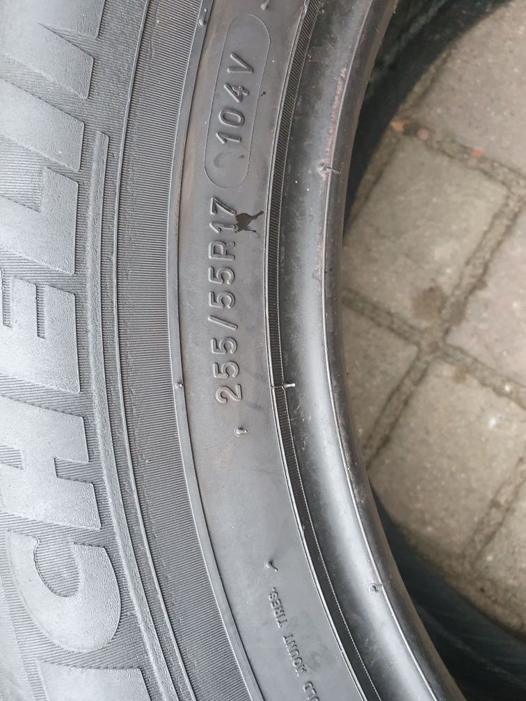 255/55/17 6.5 mm 2016r Michelin 2szt