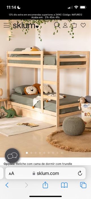 Beliche 2 camas de marca Sklum