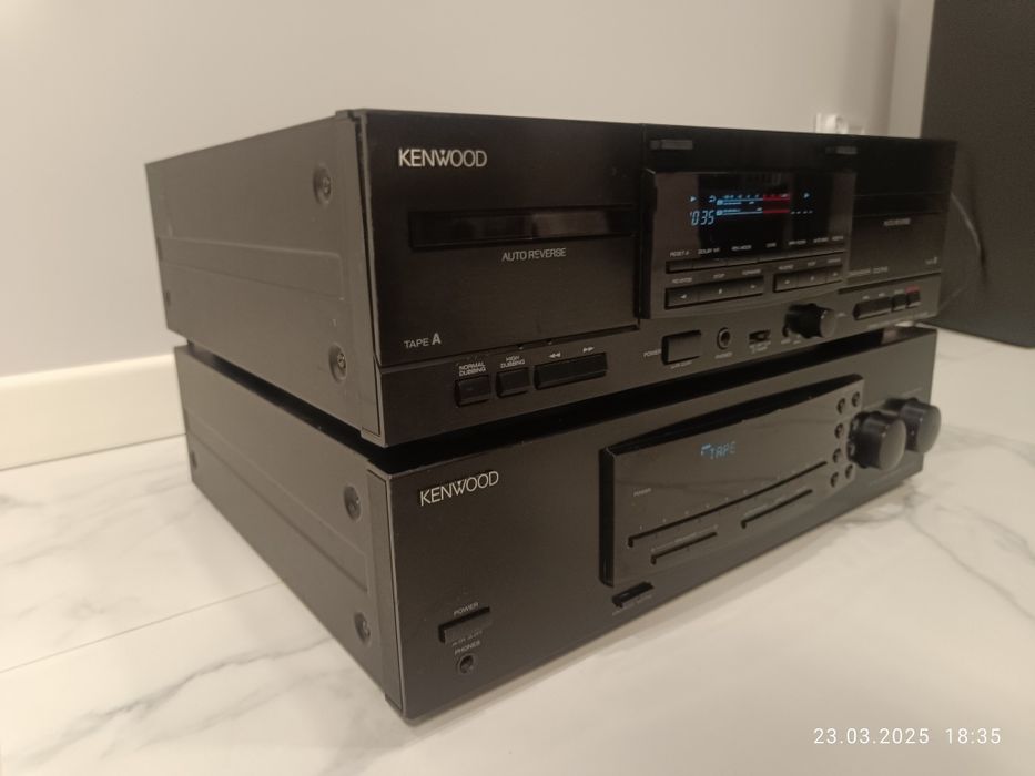 Kenwood kx w4080 KR A2080 wzmacniacz kaseta