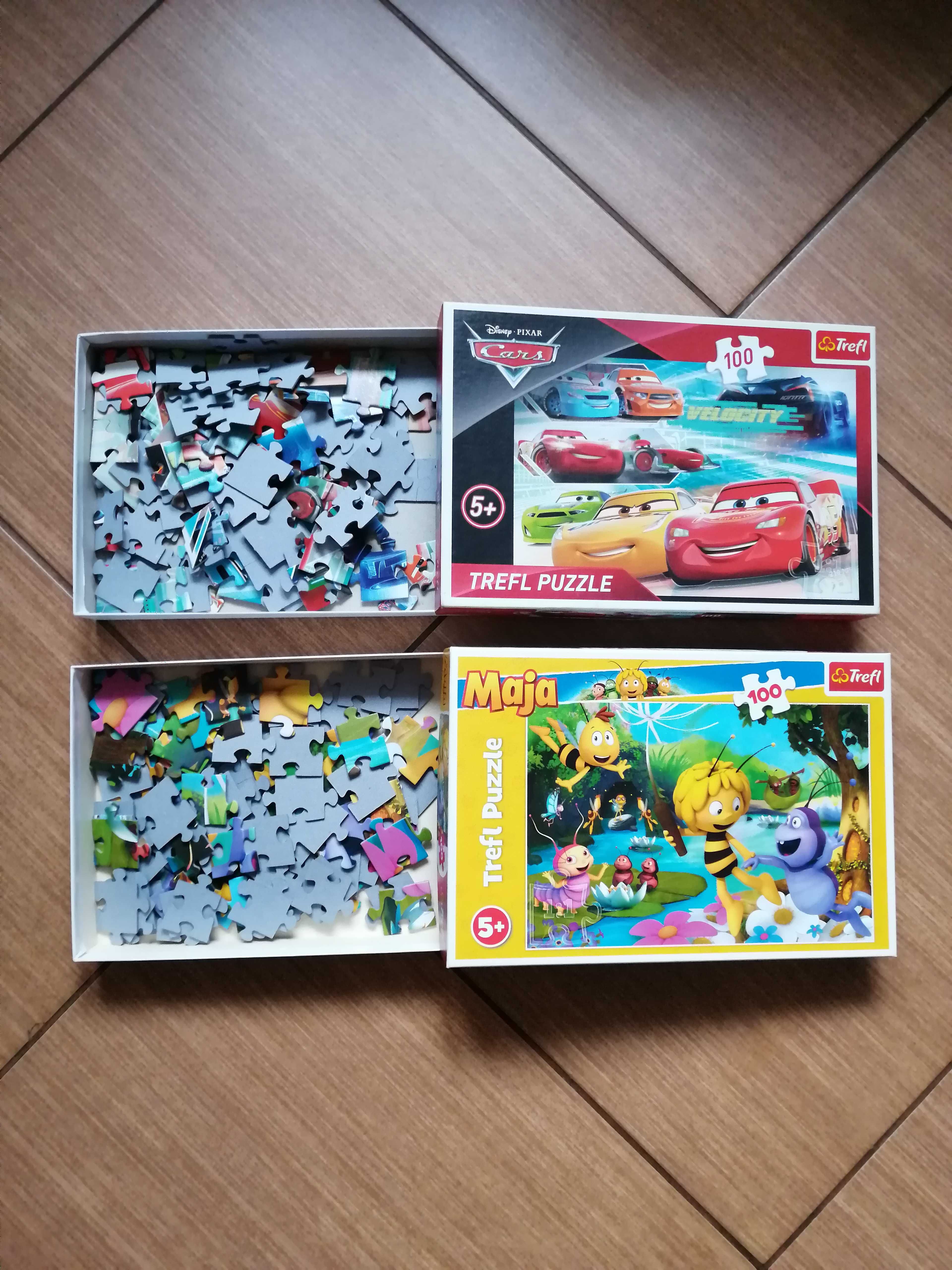 puzzle trefl 5+, dwa pudełka