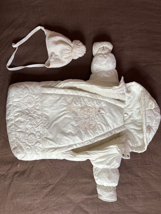 Комбінезон, конверт 62-68р +шапочка