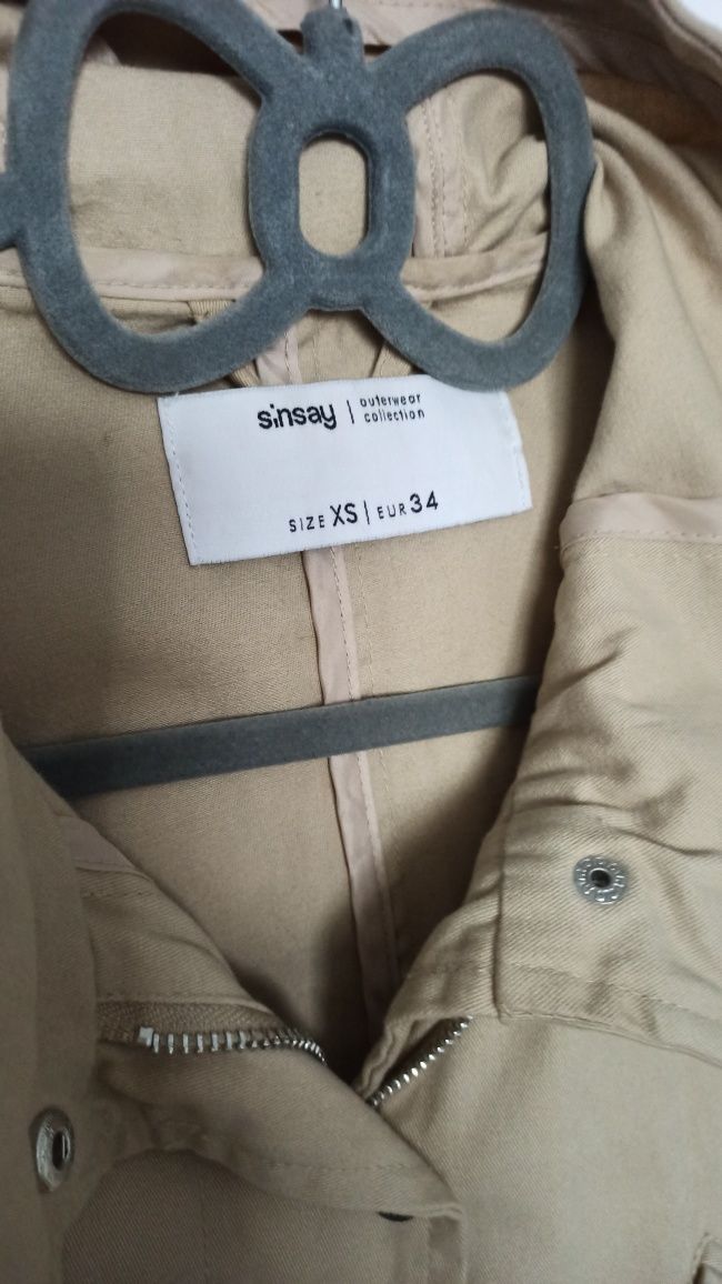 Parka, kurtka przejściówka Sinsay, rozm XS/ 34