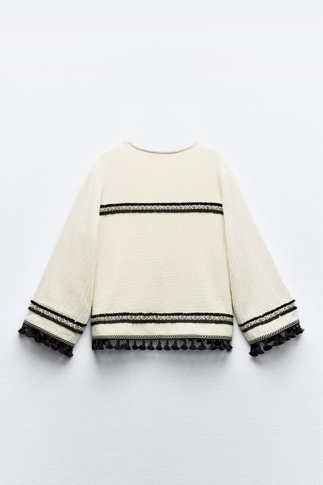 Накидка кімоно в бохо стилі zara