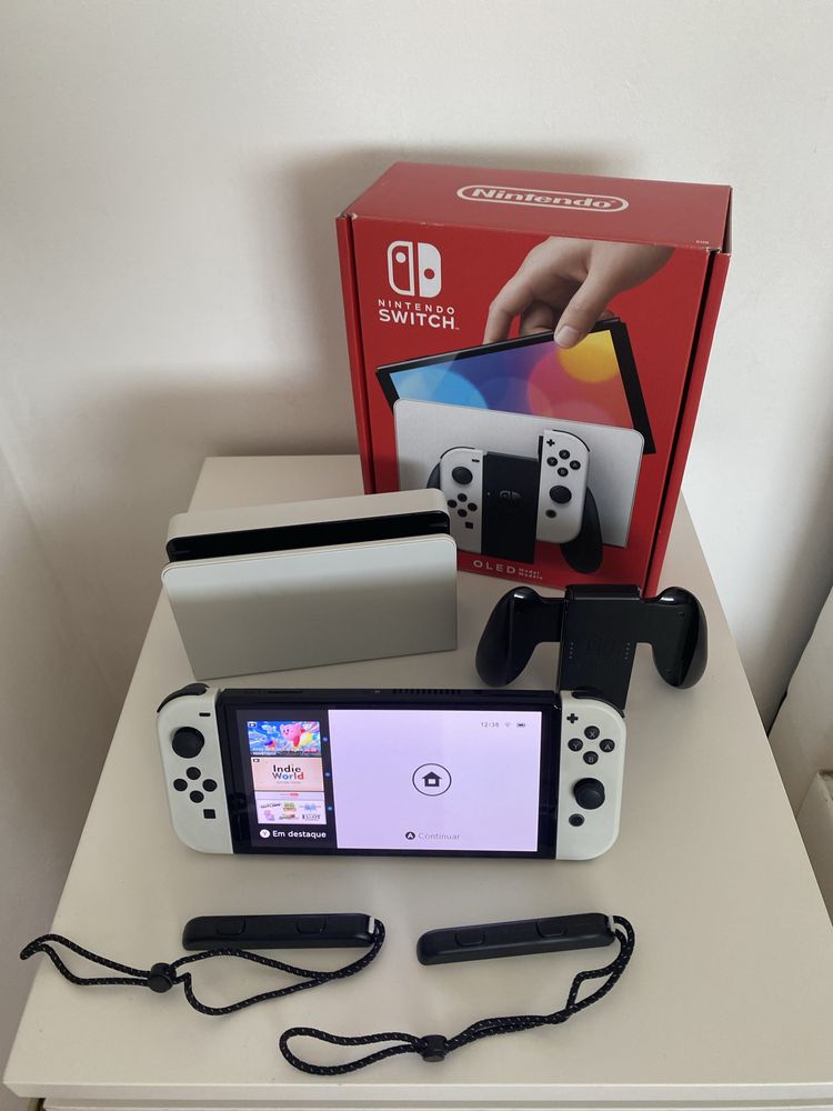 Pack nintendo switch oled c/garantia