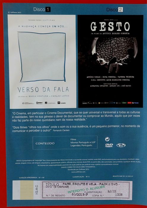 2 DVD sobre A SURDEZ