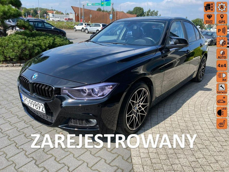 BMW Seria 3 podgrz. fot., led, skóra, automat, szyberdach, klimatronic, X-DRIVE