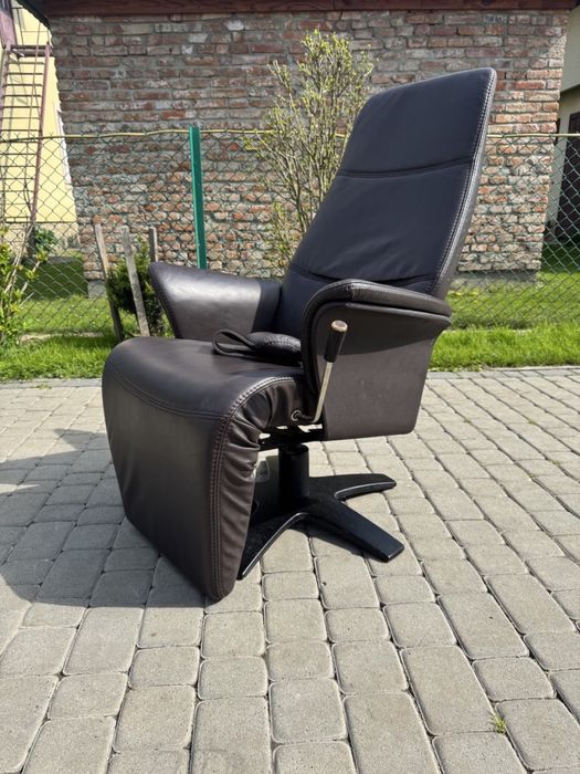 Крісло реклайнер шкіряне (00100)крісло релакс крісло для відпочинку