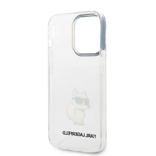 Etui iPhone 14 Pro Karl Lagerfeld Choupette Transparent Hardcase